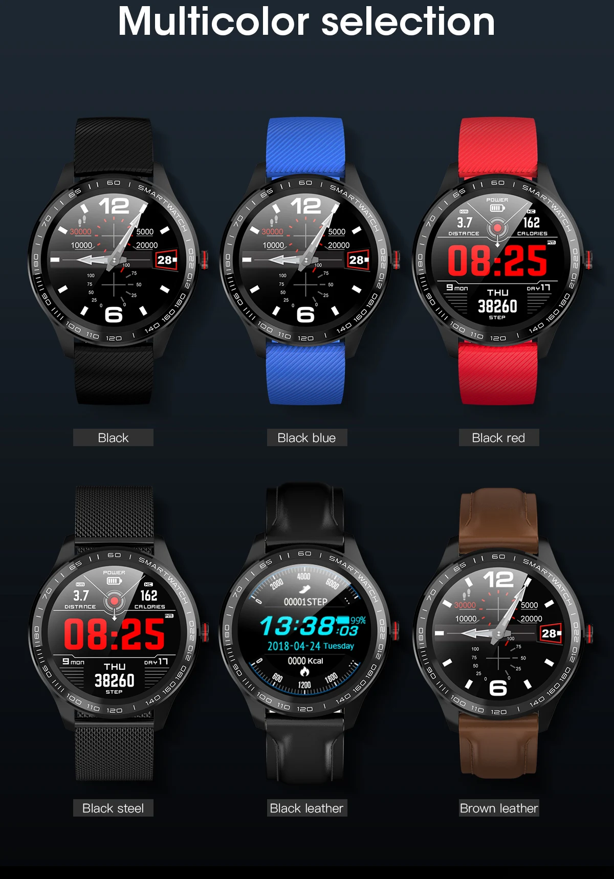 Keoker, полный сенсорный ЭКГ, умные часы, мужские, пульсометр, Смарт часы, IP68, водонепроницаемые, спортивные часы, Bluetooth, сообщение, пуш-ап, умные часы