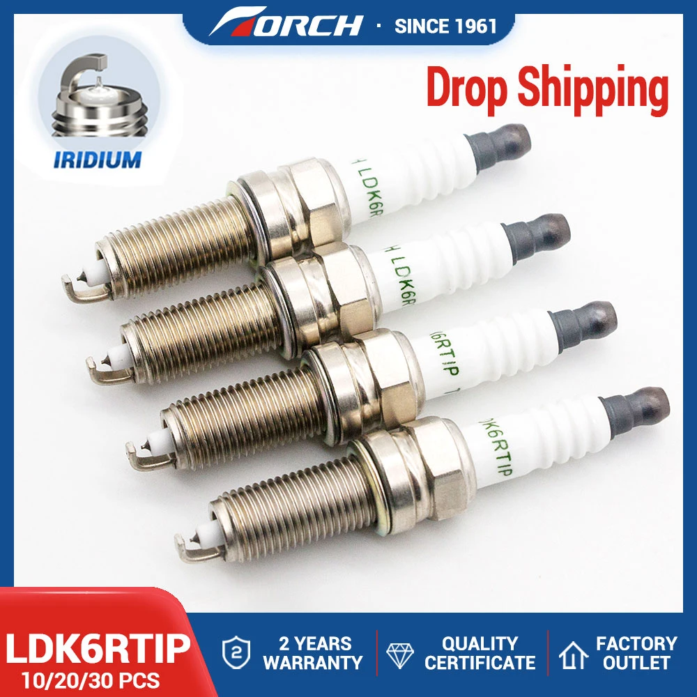 Bujía platino iridio de alta calidad, precio de LDK6RTIP para Denso VXUH20I, envío directo, 10 30 Uds.|Bujías y bujías incandescentes| - AliExpress