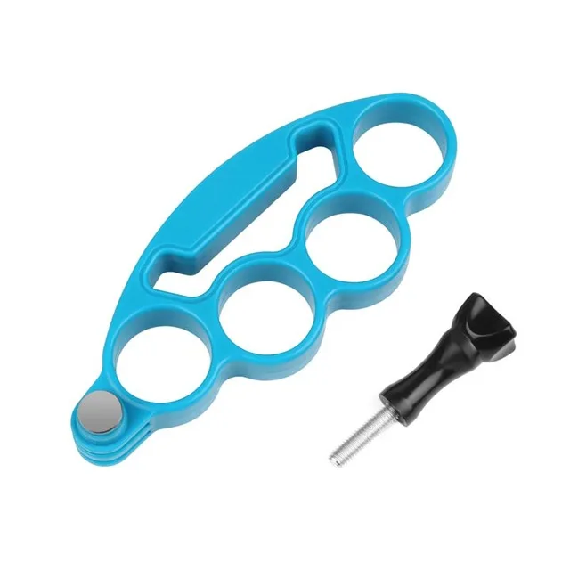 Blue Съемка ручной сустав пальца крепление для GoPro Hero 7 6 5 Xiaomi Yi 4K SJ4000 SJ5000 SJ6000 Eken h9 камера аксессуар для селфи - Цвет: Blue