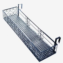 Тип стойки охранная сетка подвеска железная художественная Цветочная стойка ограждение Botany цветочный горшок рамка настенная подвесная мясистая перила Цветочная стойка