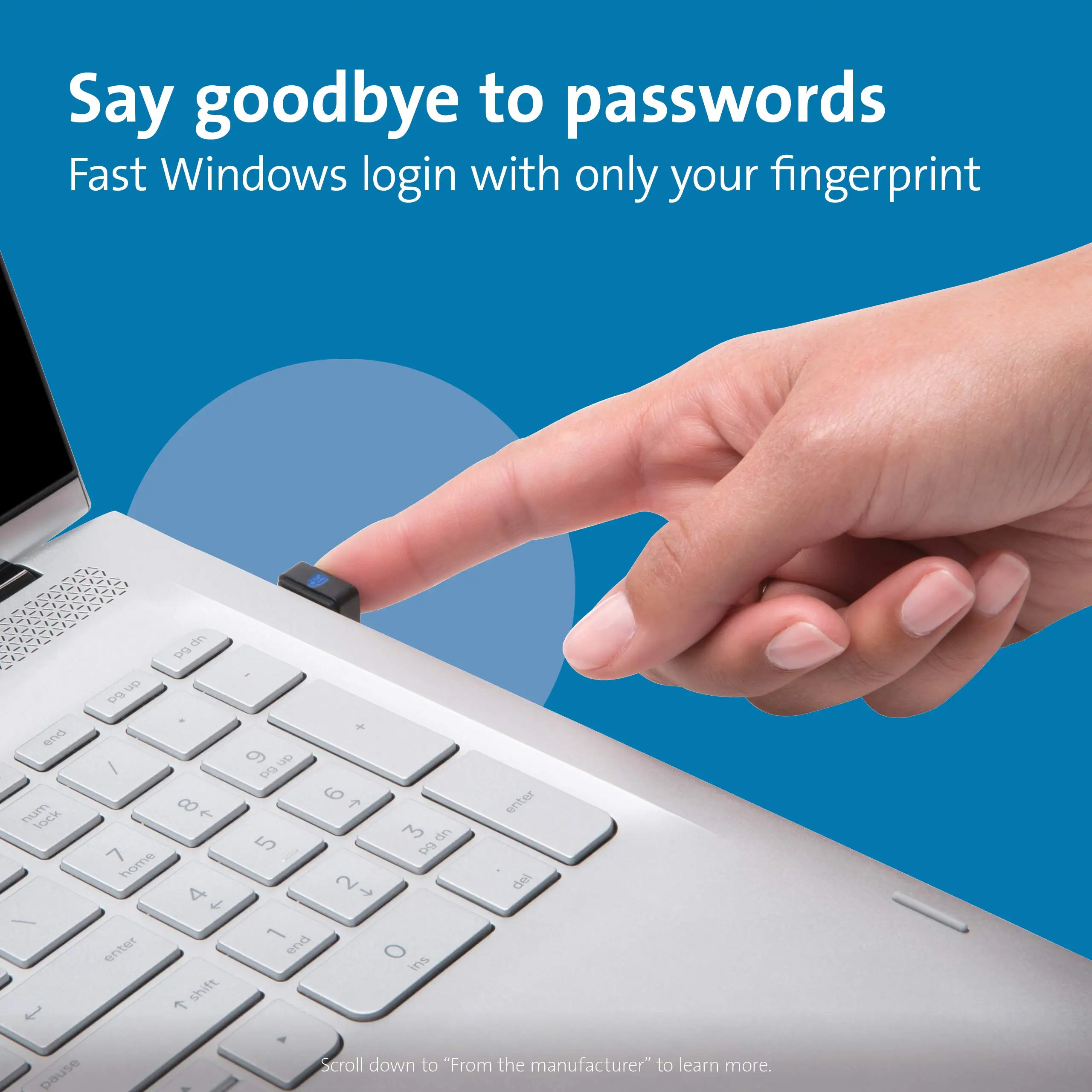 USB считыватель ключей kensson VeriMark блокировка отпечатков пальцев для ноутбука Windows