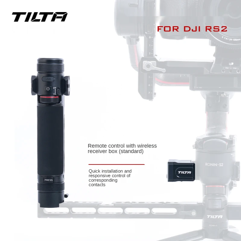 Фонарик Tilta RS2 с дистанционным управлением рукоятка для фокусировки DJI RSC2 система