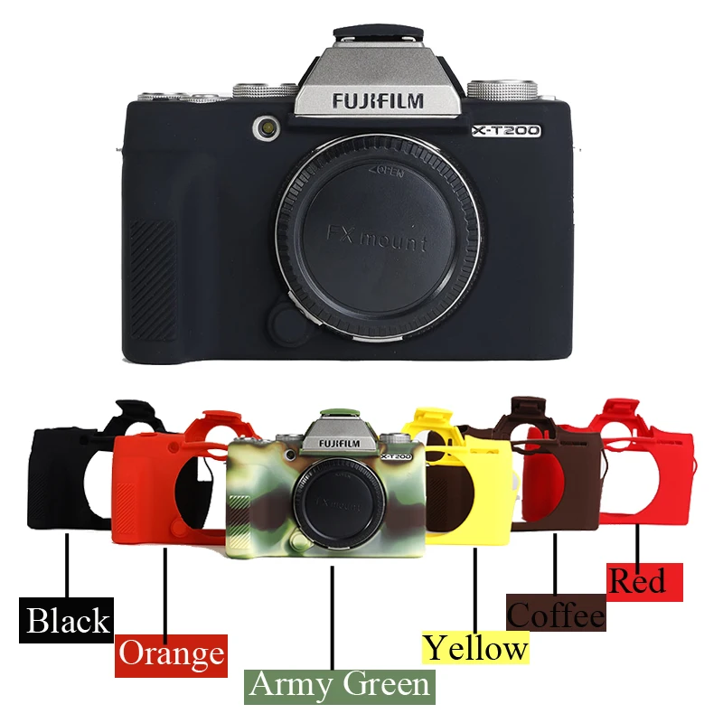 Fuji XT200 силиконовый чехол кожа брони для камеры защита видео сумка Fujifilm X-T200 |