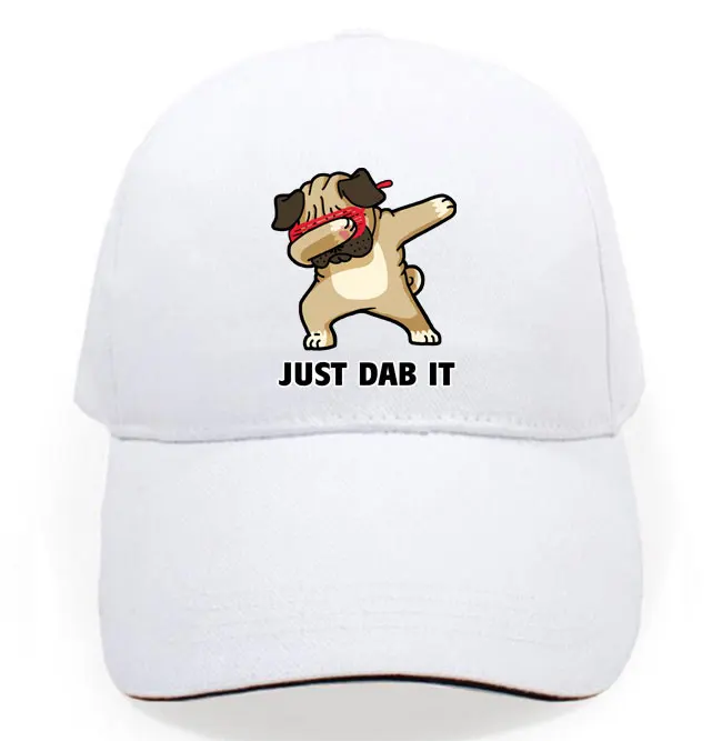 Модная забавная собака кошка просто dab it dance бейсбольная команда хлопок мужчины wo