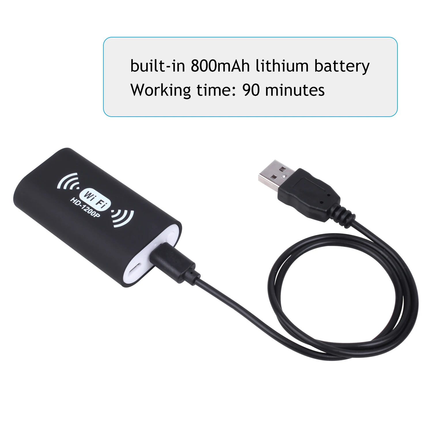 Камера Эндоскоп 8 мм Wi Fi HD 1200P мини водонепроницаемый жесткий кабель USB эндоскоп
