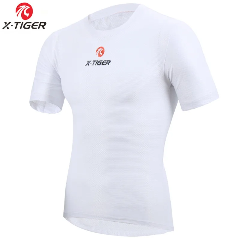X-Tiger/быстросохнущая футболка Xia, Мужская футболка с короткими рукавами, свободная универсальная трендовая брендовая однотонная одежда, белая спортивная летняя одежда