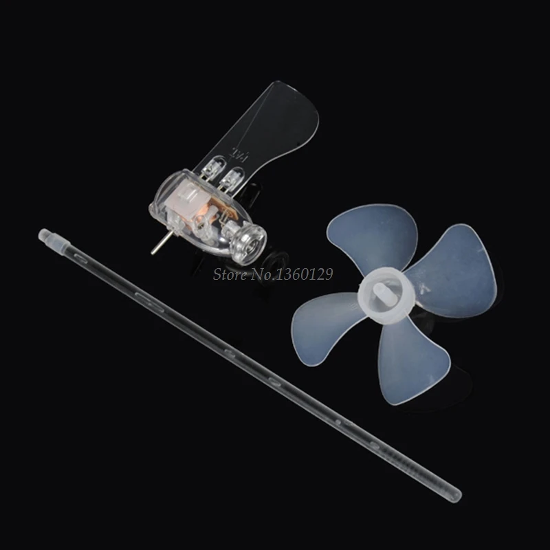 Solar Wind Generator Smallest Mini Wind Turbines Generator LED Teaching Tools Sample Model