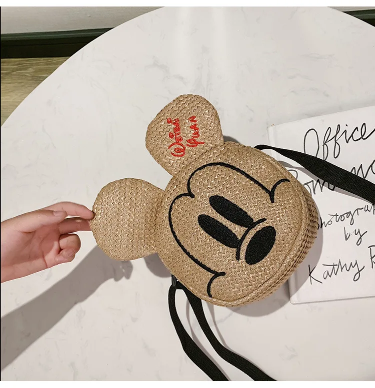 Disney minnie Детская сумка-мессенджер Маленькая девочка принцесса модная сумка на плечо женские сумки Микки Мальчик Детские кошельки