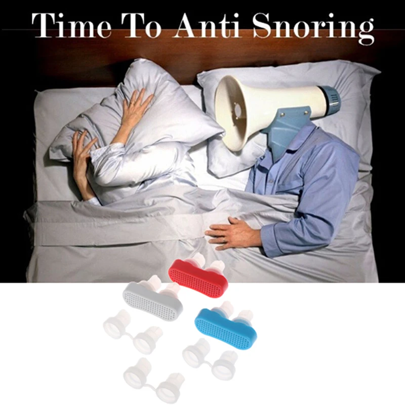 Silicone Anti Snore Nasal Dilators Apnea Aid Device Stop Snoring Nose Clip Nose Breathing Apparatus Stop Snoring Devices