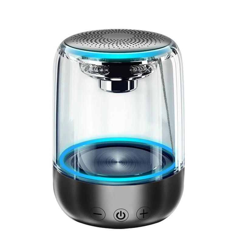Bluetooth Wireless Speakers Waterproof Stereo Column Portable Speaker Romantic Colorful Light Support TF Card with Mic Bluetooth Wireless Speakers Waterproof Stereo Column Portable Speaker Romantic Colorful Light Support TF Card with Mic
