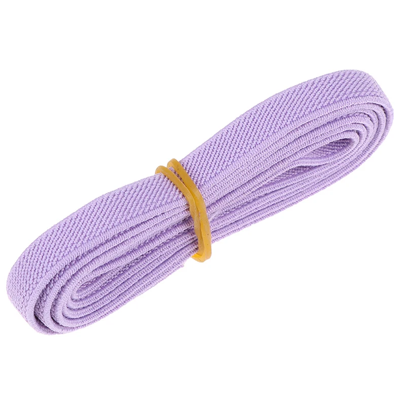 1 шт. эластичные ленты DIY Швейные принадлежности эластичная лента/пояс ручной работы/красочные эластичные ленты/лямки одежда цвета ширина 10 мм - Цвет: purple
