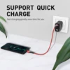 USLION-Câble Micro USB Type-C 3A pour Recharge Rapide et Transfert de Données, Cordon de Chargeur pour Téléphone Portable Xiaomi 12 11 Samsung S22 POCO M5 Redmi