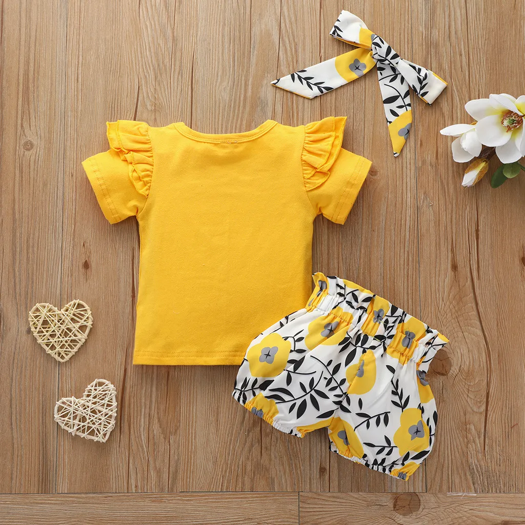 Новинка 2020 года Летняя одежда для новорожденных Одежда малышей Топы с буквенным