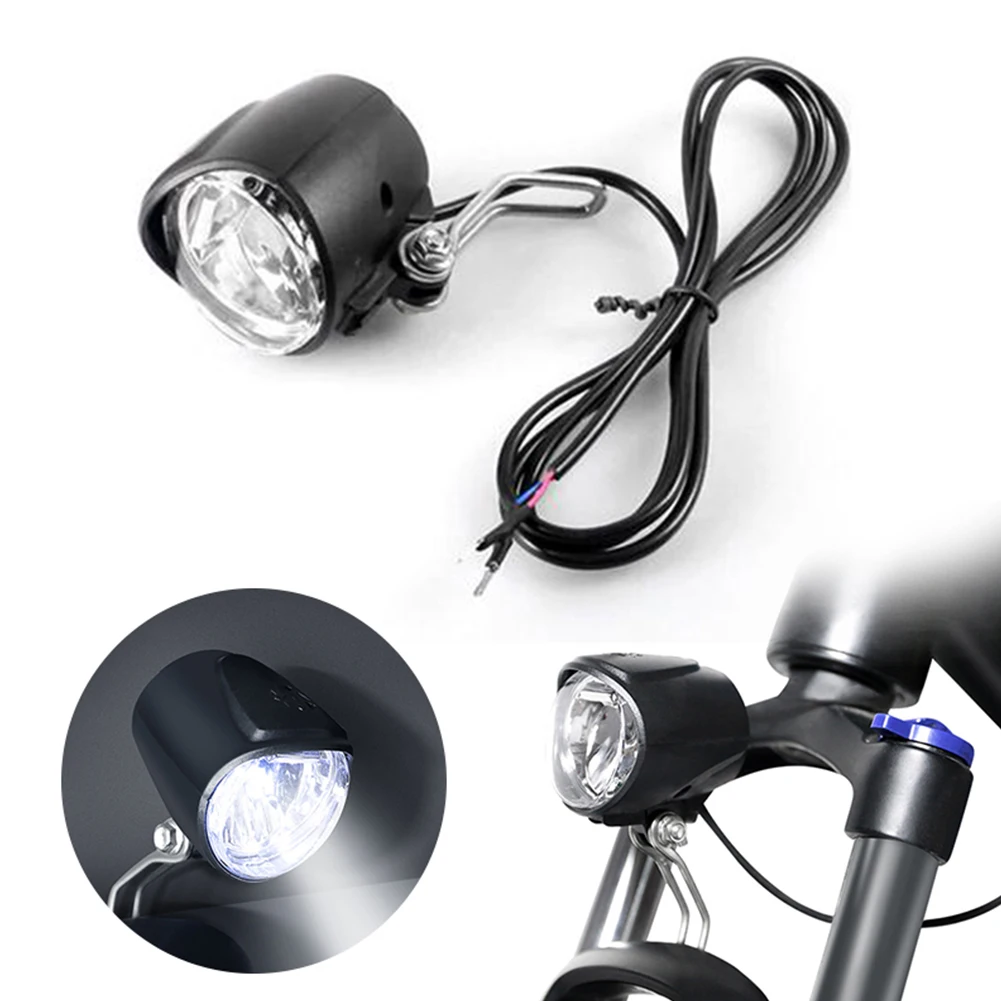 

Bicycle Front Light Lamp Electric Bicycle 6V Front LED Headlight Ebike Light For Bafang Mid Drive Motor LED Flashlight Lantern