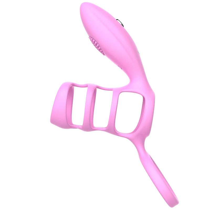 Cock Penis Trainer Vibrating Ring Vibrator Sex for Men Delayed Ejaculation Stimulate Anal Clitoris Sex Toys for Couples