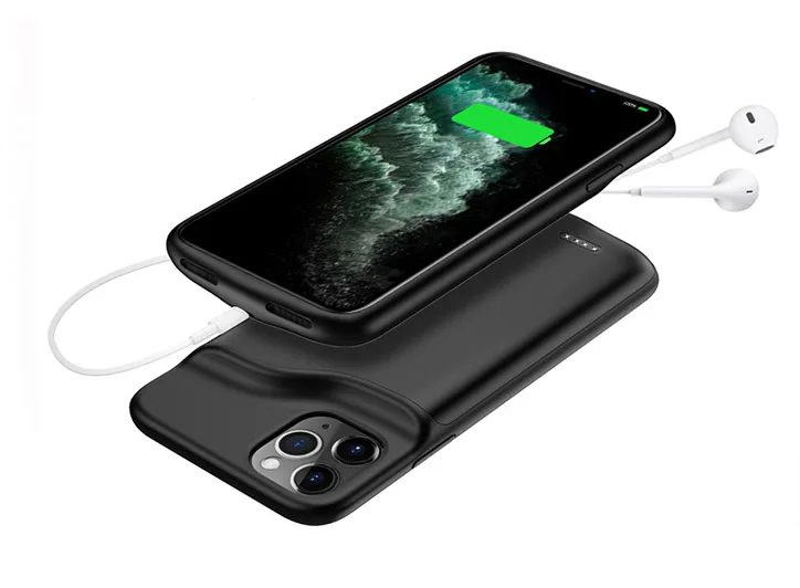 Чехол из ТПУ для iPhone 11 Pro Max чехол с зарядным устройством аккумуляторов внешний