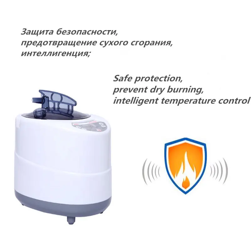 Steam Generator 220V/110V  EU US Plug 2000W Upgrade Capacity 4L Steamer Pot for Sauna Wooden Barrels  Large Water Vapor 3