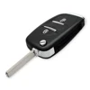 KEYYOU для Peugeot 207 307 407 408 для Citroen C4 C2 корпус автомобильного ключа дистанционного управления 2/3 кнопочный модифицированный Filp CE0536 чехол HU83/VA2 Blade ► Фото 3/6