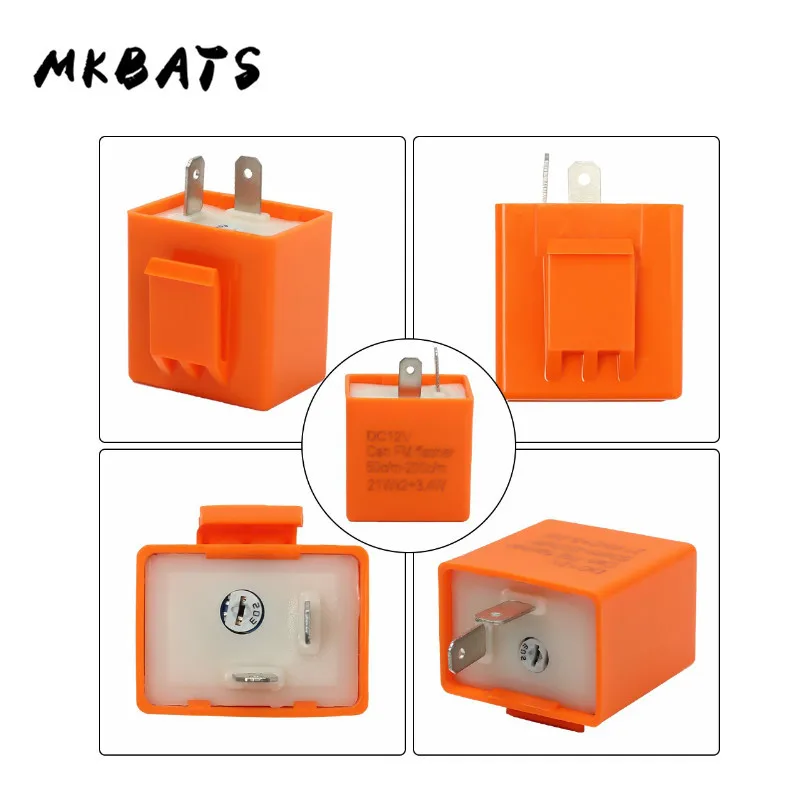 

12V 2-pin FM led flasher relay turn signal indicator motorcycle accessories