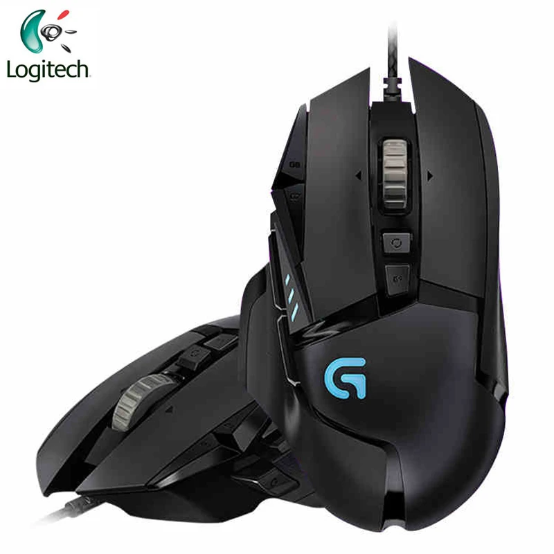 Оригинал Logitech G502RGB Проводные Esports игровая Механическая мышь подсветка Кнопка