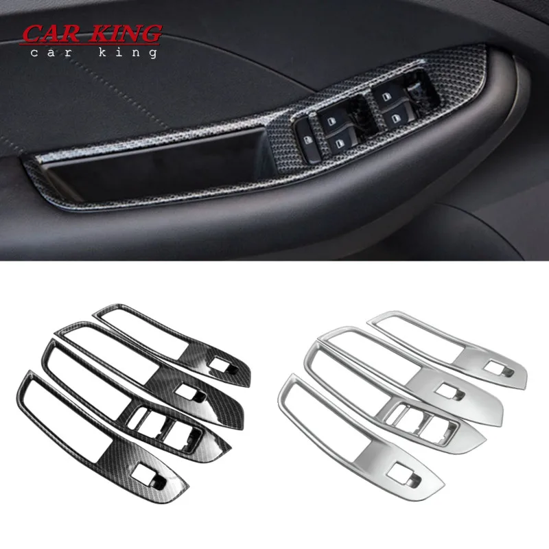 4 Cornici In Acciaio Inox Per Pulsanti Alzacristalli – Per MG ZS 2017-2021