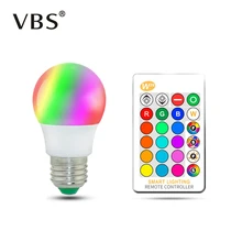 Волшебный RGB светодиодный светильник лампа AC85-265V умный светильник ing лампа изменение цвета с регулируемой яркостью с ИК-пультом дистанционного управления 5 Вт 10 Вт 15 Вт умная лампа
