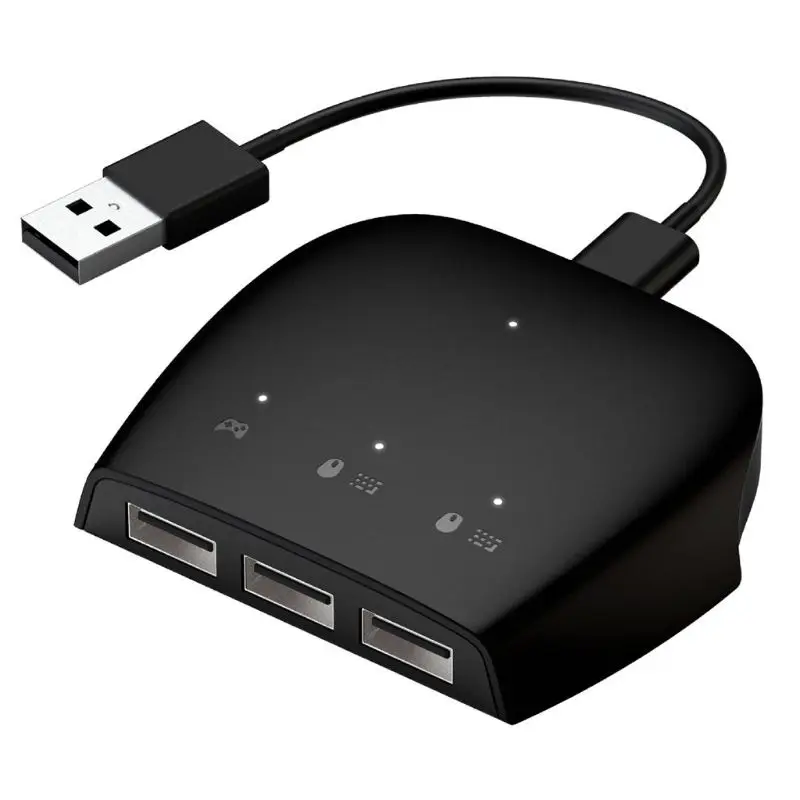 Keyboard Mouse Converter Adapter for Switch/PS3/PS4/XBOX ONE/XBOX 360 Handle Kit H37E