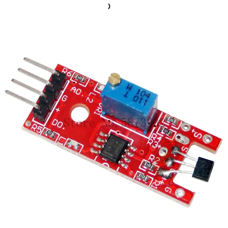 4Pin Ky-024 Lineare Magnetico Hall Interruttori Modulo Sensore Di Conteggio Di Velocità Starter Kit Fai Da Te Ky024 Per Arduino