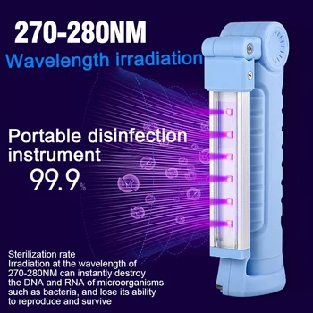 

Home Portable Handheld UV Disinfection LIght Germicidal Strong Sterilize Lamp Handheld Infant Underwear Disinfection Stick