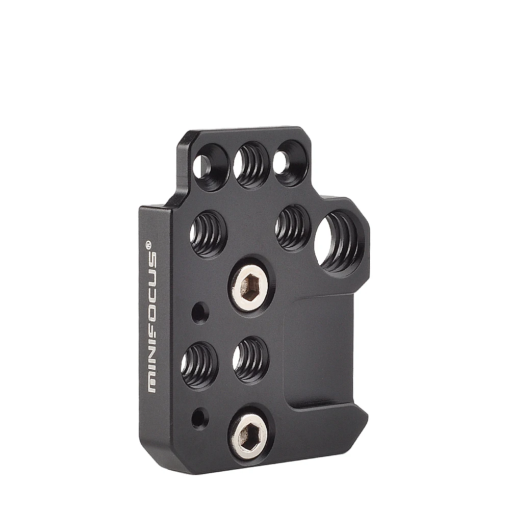 Mounting Plate Holder with Cold Shoe 1/4” Thread 3/8” Hole for DJI Ronin SC S Gimbal Monitor mic Video Light Magic Arm Handle |