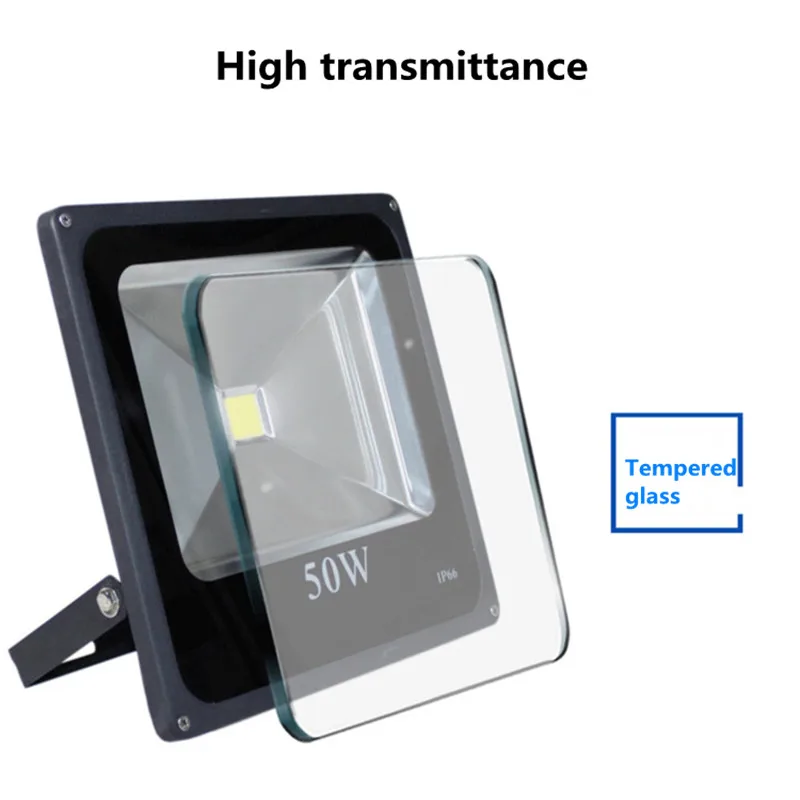 10W 30W 50W 100W 200W LED 투광등 220V COB 투광등 방수 야외 프로젝터 스포트라이트 외부 벽 램프 조명