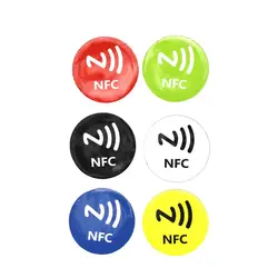 Étiquette autocollante Anti métal NFC, étiquette adhésive pour téléphone, étiquette métallique RFID paster, autocollant rond Anti métal 