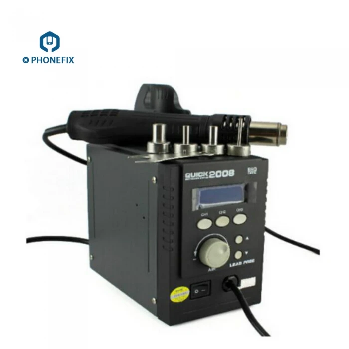 110V 220V Быстрый 2008 портативный пистолет горячего воздуха SMD BGA паяльная станция 700W Бессвинцовая цифровая сварочная станция паяльник ремонтный инструмент