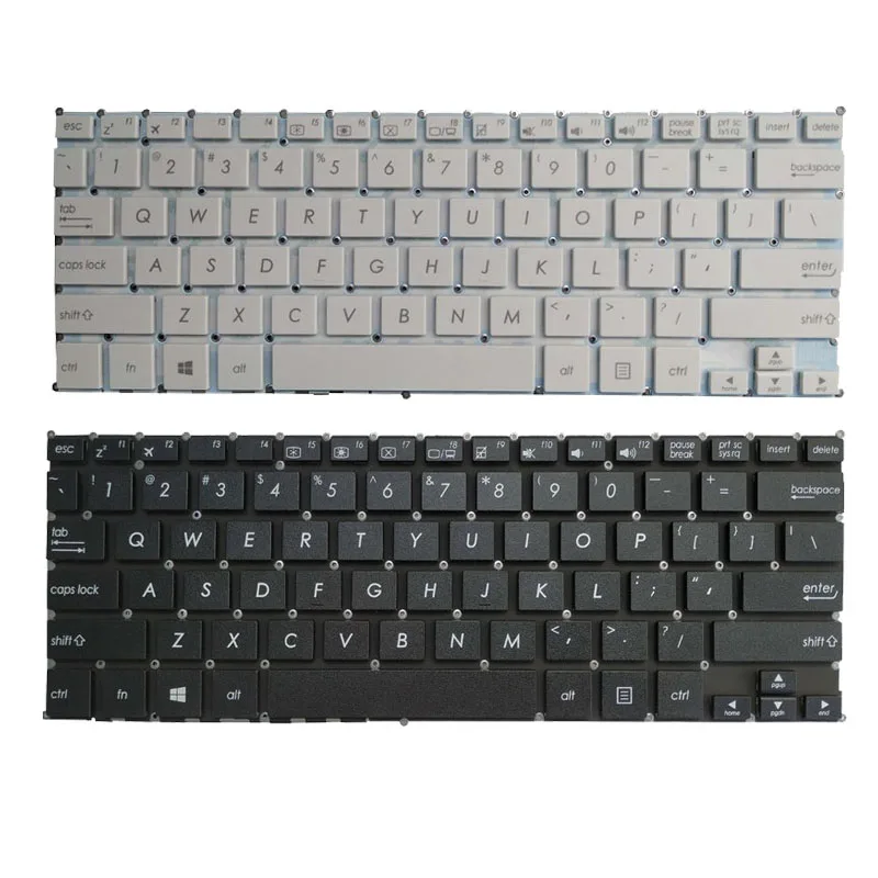 New US Keyboard For ASUS X205 X205T X205TA E202 E202S E205 E202MA TP201SA Laptop English Black/White | Компьютеры и офис