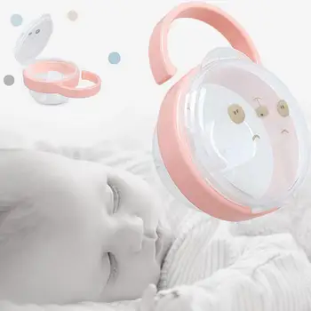 

2020 new baby pacifier transparent dustproof box with storage panda pacifier cartoon portable PP function box R9O1