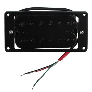 

1Pcs Electric Guitar Double Coil Humbucker Pickup Passive Pickup with Height Adjusting Screws