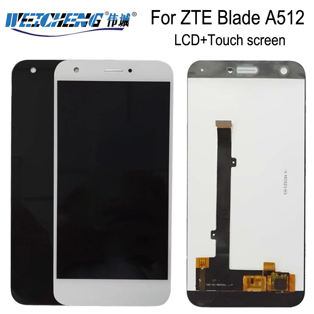Жк-дисплей 5 2 дюйма для ZTE Blade A512 + дигитайзер в сборе сменный сенсорный экран zte a512