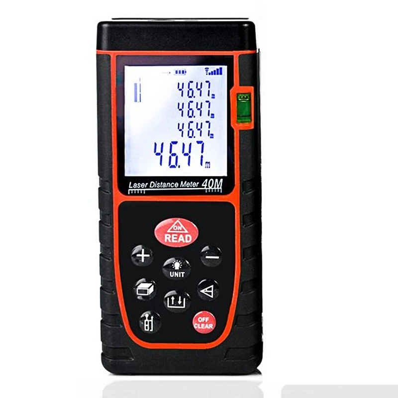  Build Device 40M 60M 80M 100M Laser Rangefinder Digital Laser Distance Meter Range Finder Tape Meas