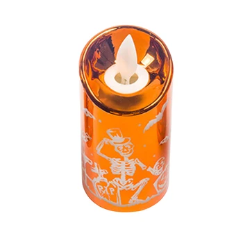 

Candle Lamp Holiday Lighting Flameless Multicolor Cake Home Party Halloween DIY Flickering Plastic Decorations Led Simulation