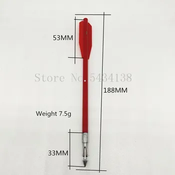 

5pcs shooting fish dart + 5 shooting fish rubber band high quality professional shooting fish dart outdoor hunting shooting fish