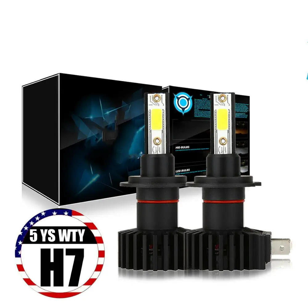 Комплект D9 Mini H1 H7 H4 Hi/L faros светодиодный светильник H11 9005 9006 HB4 9012 bombillas de repuesto iluminacion