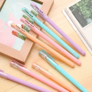 

Creative Fresh jelly gel pen Korea candy color Smooth Water fountain pen office students Learning Signature Pen Stationery