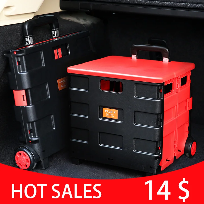 Tronco para o Automóvel Caminhão-caminhão de Armazenamento Funcional para Arrumar Recipiente Plástico Back-up Dobrável Artigos Interiores