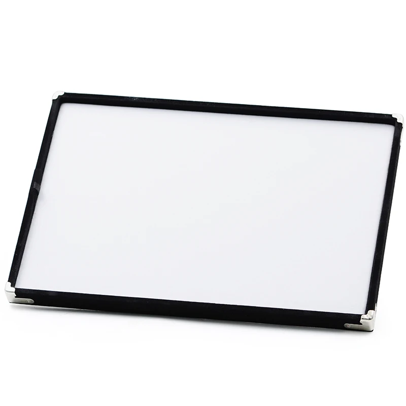 

Лоток из черной фланели, лоток для просмотра ювелирных изделий, лоток для хранения со стразами, реквизит для демонстрации нефрита, плоский лоток