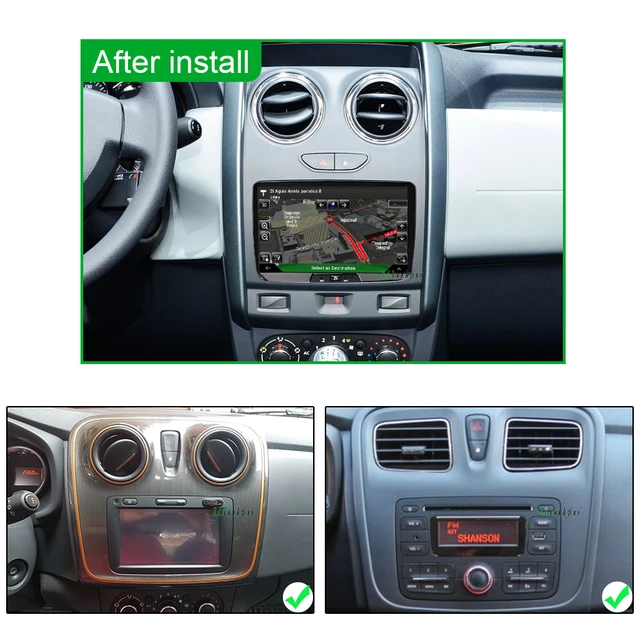 Autoradio 2 Din pour Renault Dacia Duster Sandero Captur Lodgy Symbol Logan  Dokker,Lecteur DVD-CD 7 Écran Tactile avec GPS Na[636] - Cdiscount Auto