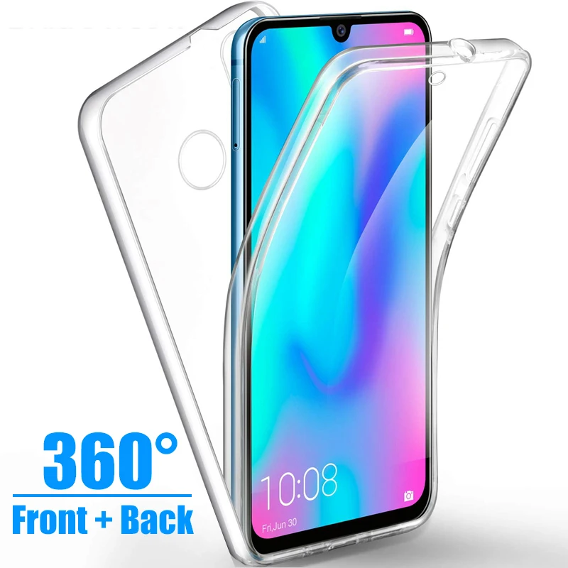 Чехол с полным корпусом для Huawei P30 P20 P10 P9 P8 Lite Mate 20 Pro P Smart 2019 Прозрачный чехол Honor 8A