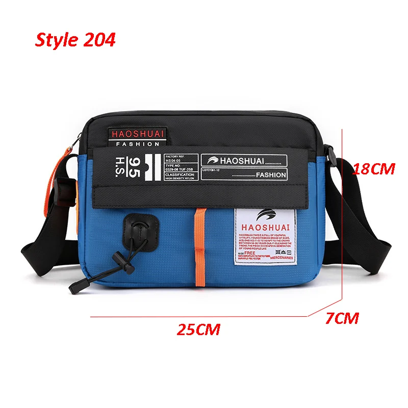 Borsa A Tracolla Uomo In Tela Con Tasca Per Laptop 15.6'' - Impermeabile, Multitasche, Cinturino Regolabile (Verlenpaper) - 2