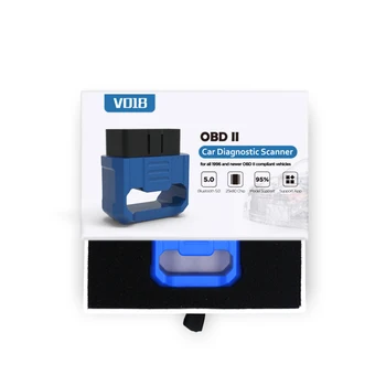 

Bluetooth 5.0 OBD2 Car Diagnostic Scanner Tools OBDII auto Code Reader for Android Main control chip: PIC18F25K80 Scan Adapter
