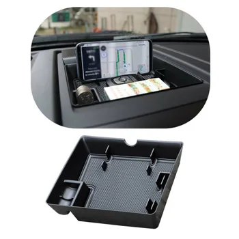 

Armrest Storage box Container For Ford F150 2015-2020 Black ABS Center