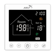 Wifi термостат контроллер температуры с сенсорным экраном для электрического теплого пола